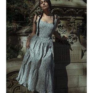 Of her Own Kind Mirabelle dress dark floral mist